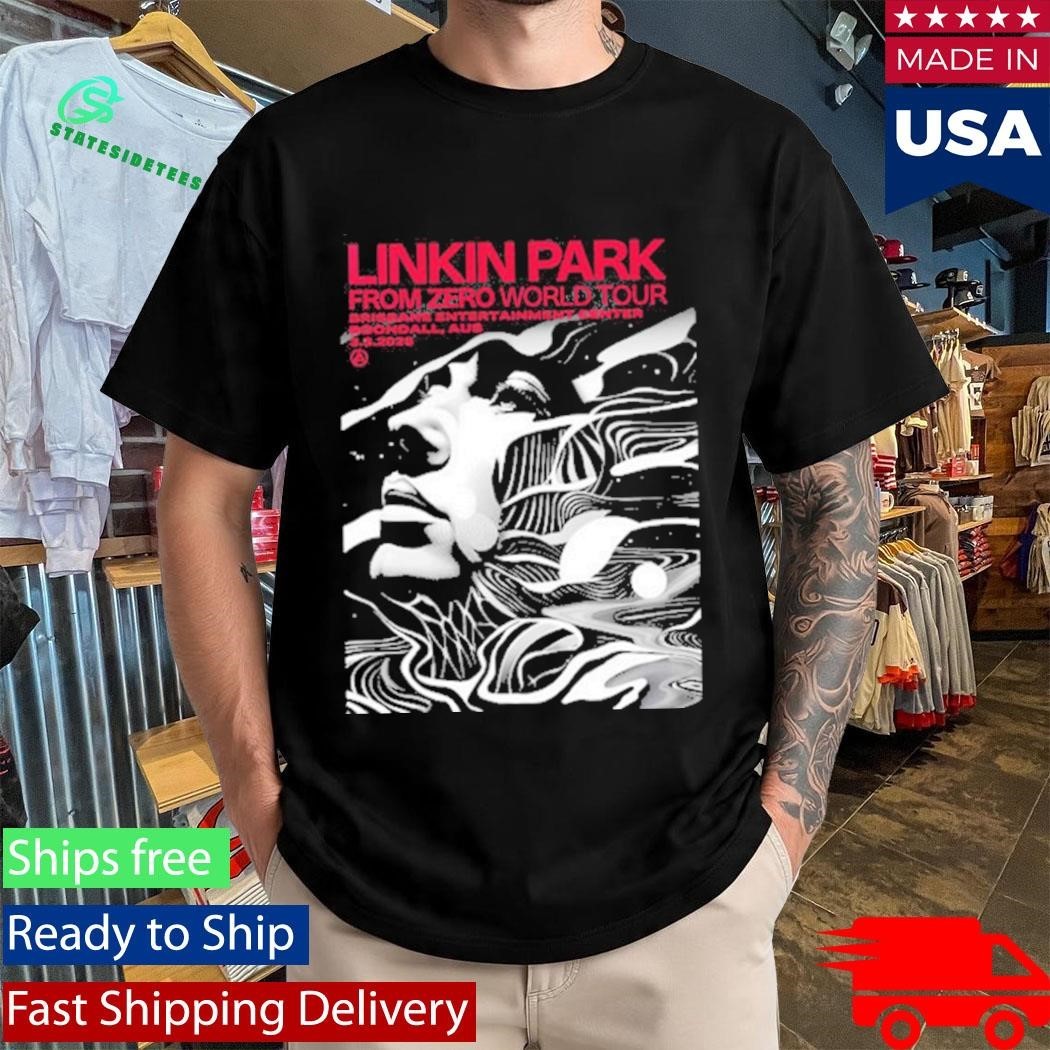Linkin Park From Zero World Tour 2026 At Brisbane Entertainment Center On March 3 2026 Boondall Australia Shirt
