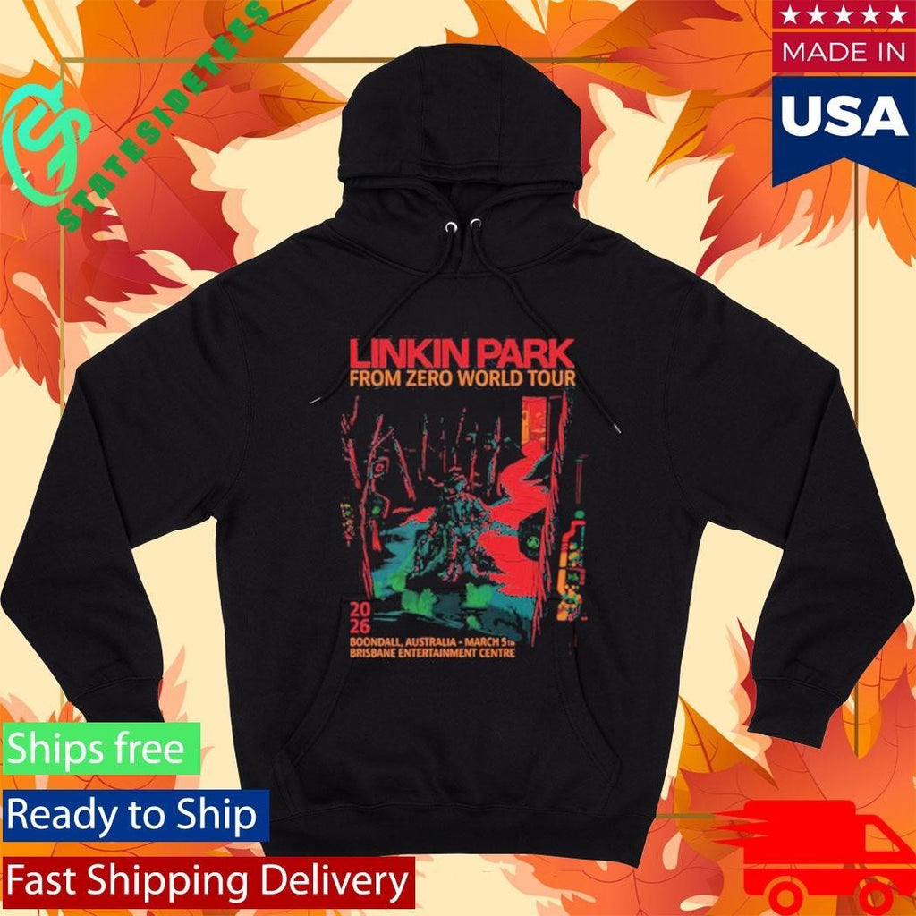 Linkin Park From Zero World Tour 2026 At Brisbane Entertainment Center On March 5 2026 Boondall Australia Art By Jeff McMillan Shirt