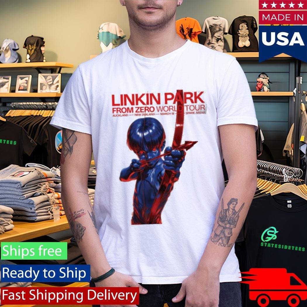 Linkin Park From Zero World Tour 2026 At Spark Arena On March 18 2026 Auckland New Zealand Art By Alex Parnassus Shirt