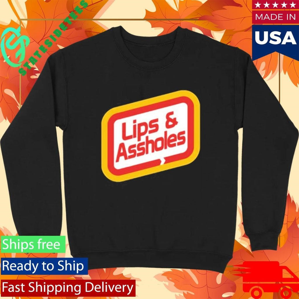 Lips & Assholes Shirt Unisex , , , Long Sleeve Tee