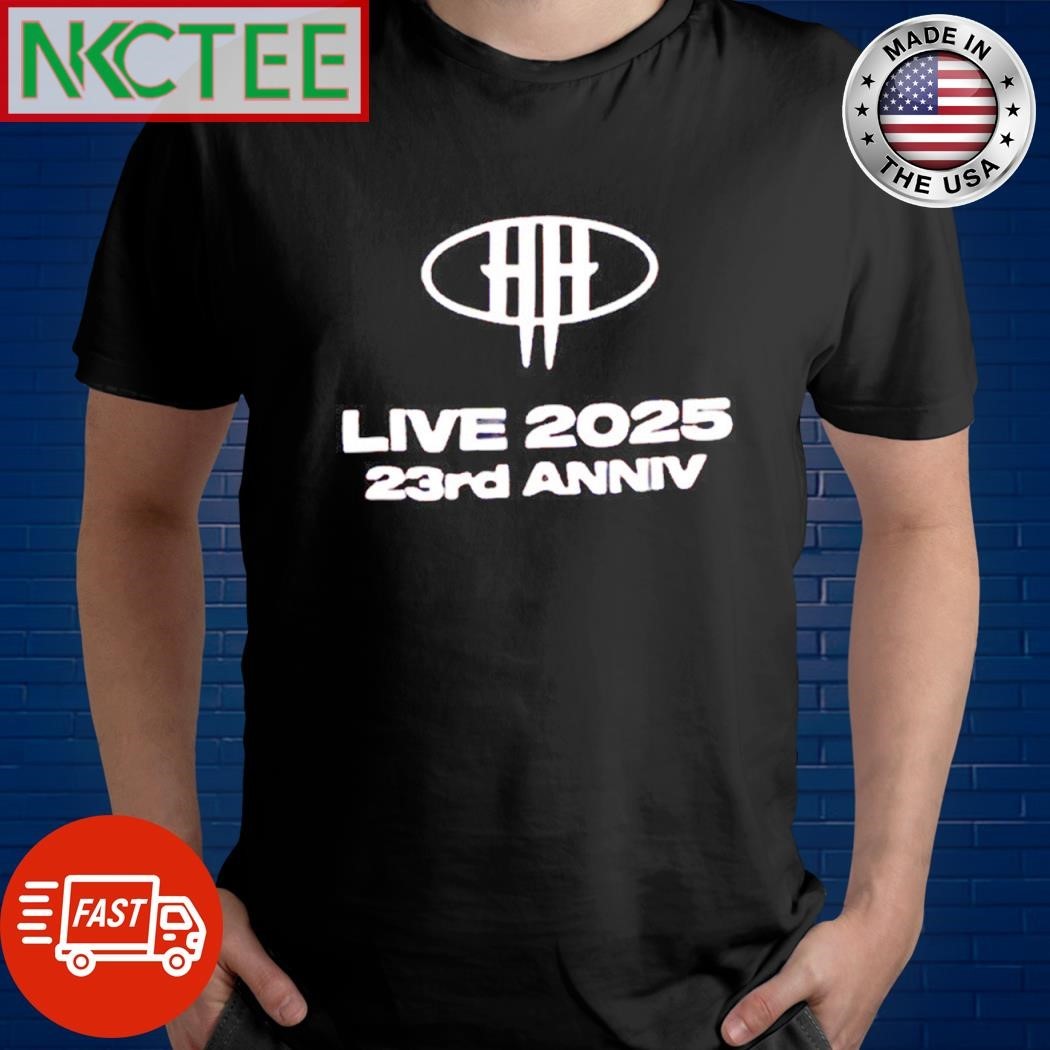 Live 2025 23rd Anniv shirt Unisex , , , Long Sleeve Tee
