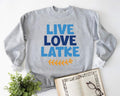 Live Love Latke Funny Hanukkah Jewish Religious Jewish Jewish Saying T-Shirts