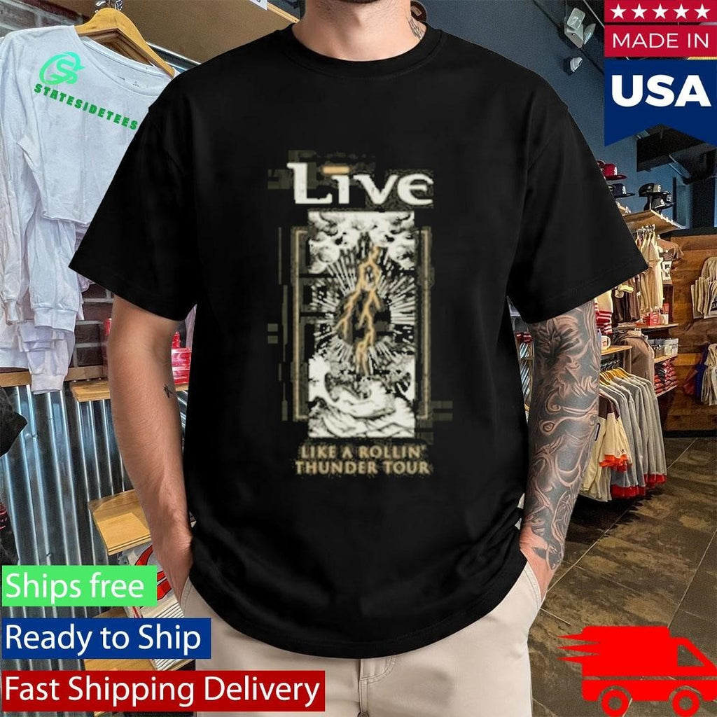 Live Rollin Thunder Shirt Unisex , , , Long Sleeve Tee