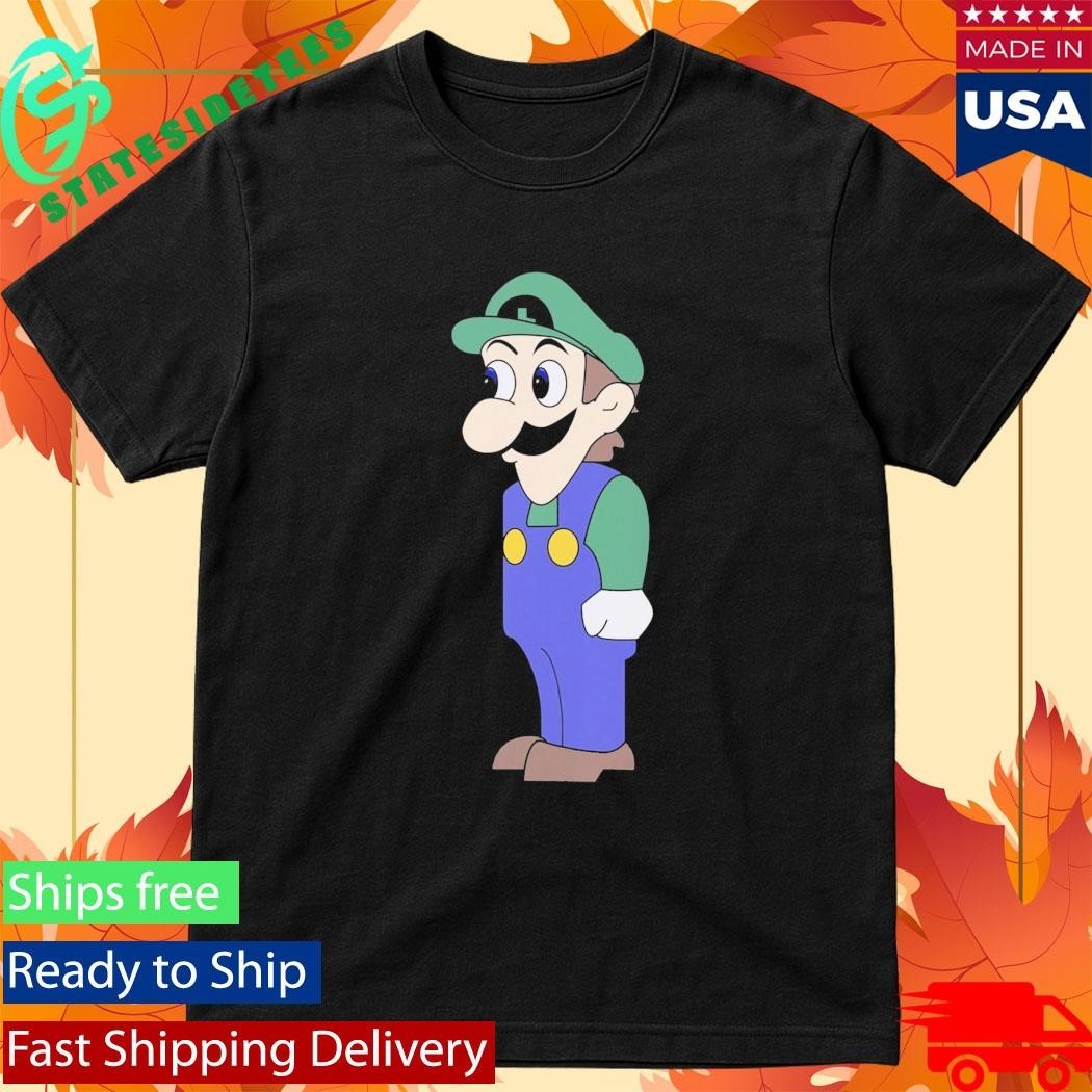 Look at Front of Shirt for Boobs Luigi Shirt Unisex , , , Long Sleeve Tee