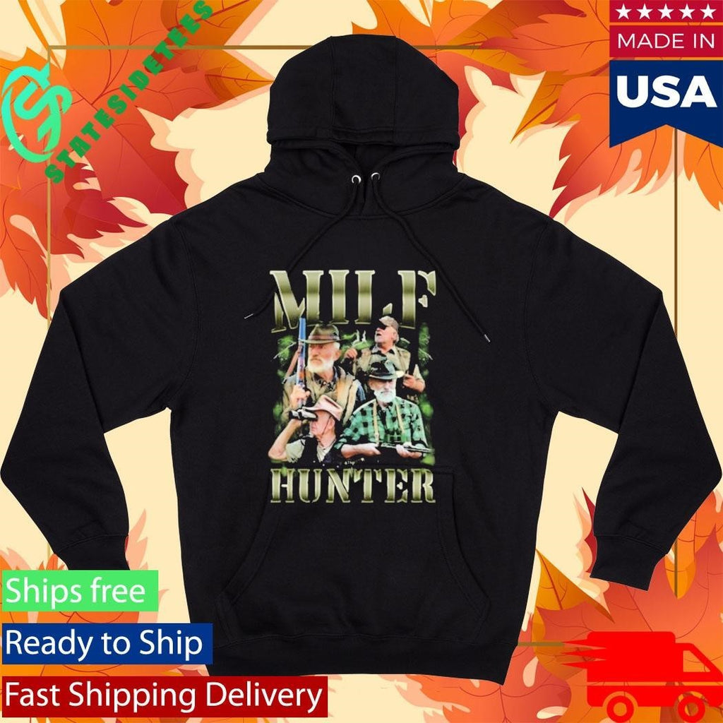Lookhuman Milf Hunter Shirt Unisex , , , Long Sleeve Tee