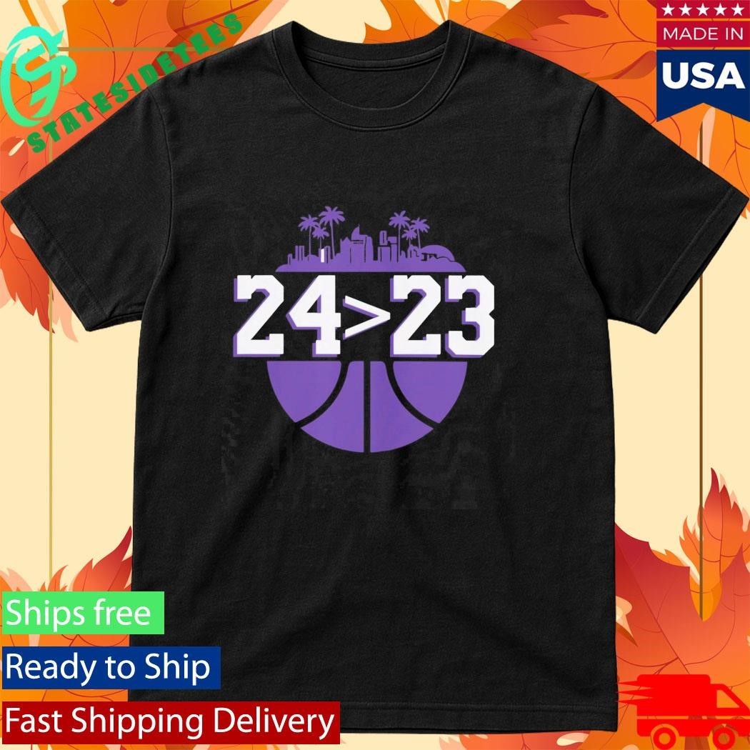 Los Angeles Lakers 24 Over 23 Shirt Unisex , , , Long Sleeve Tee