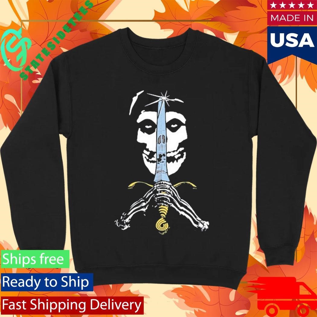 Lost & Found Sword And Skull Shirt Unisex , , , Long Sleeve Tee
