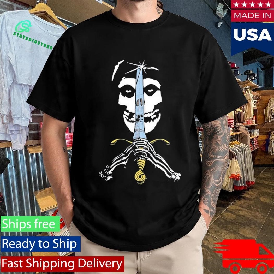 Lost & Found Sword And Skull Shirt Unisex , , , Long Sleeve Tee