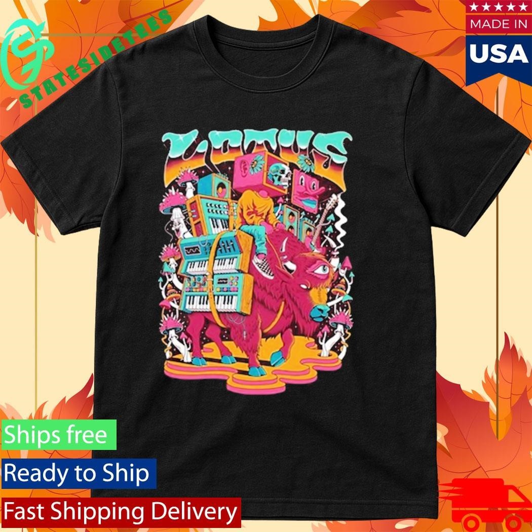 Lotus Band Bison Shirt Unisex , , , Long Sleeve Tee
