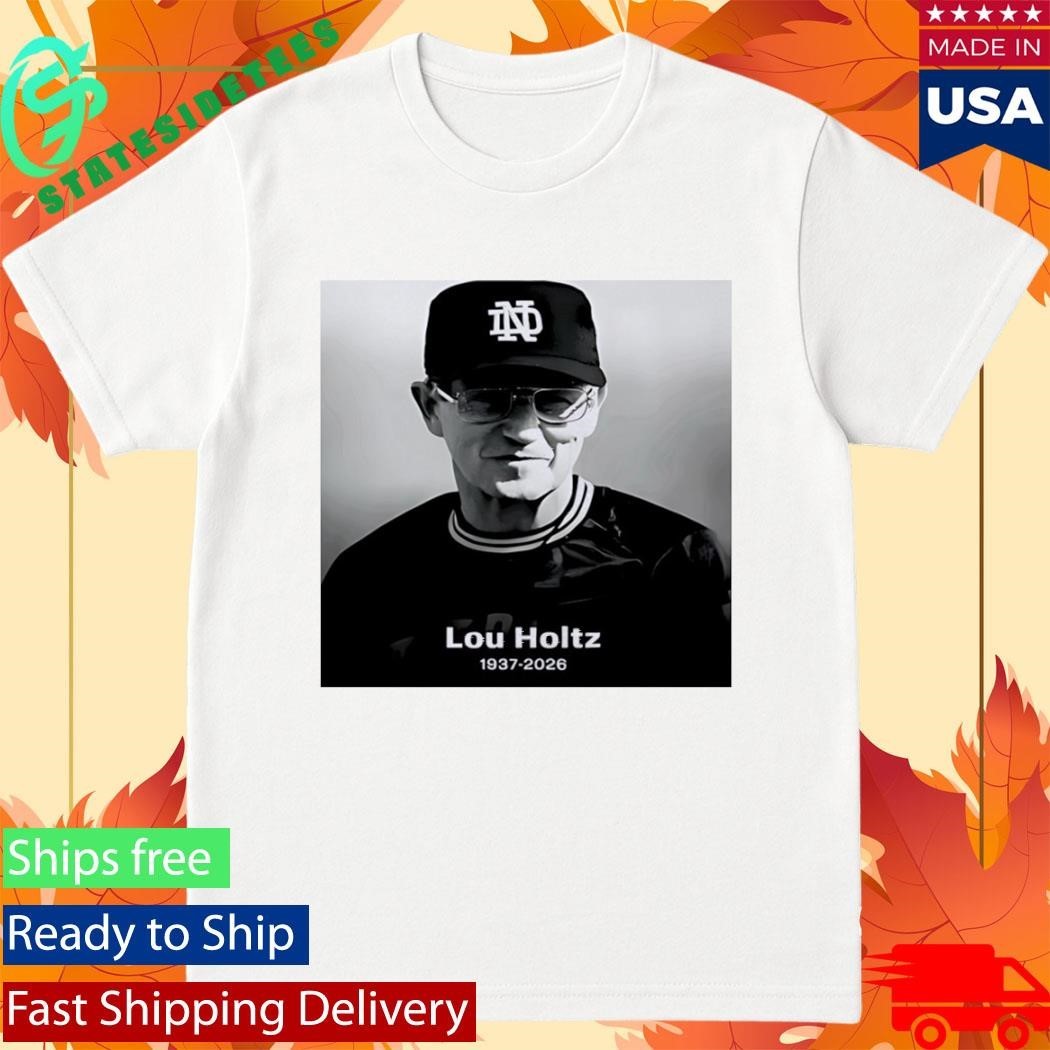 Lou Holtz 1937 2026 Notre Dame Tribute Memorial Graphic Shirt Unisex , , , Long Sleeve Tee