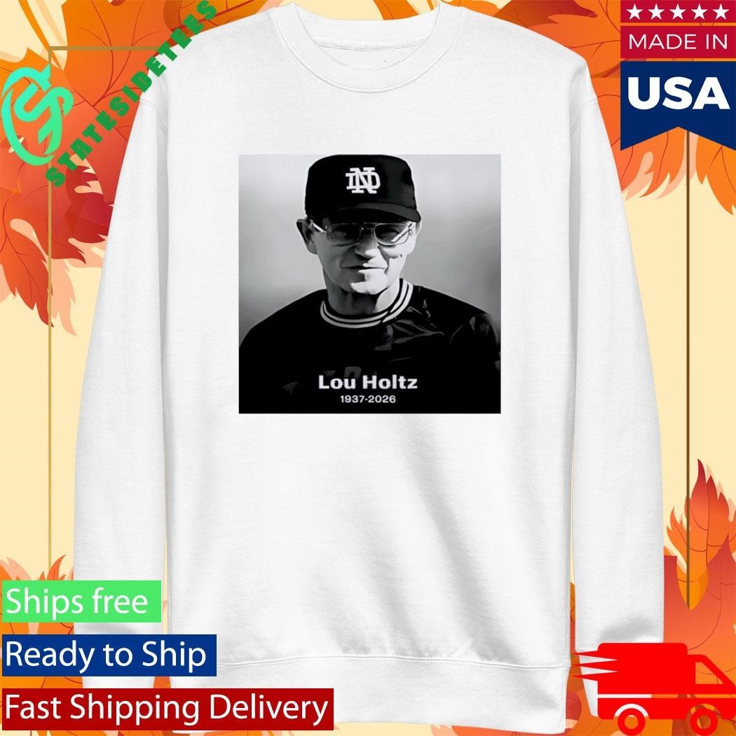 Lou Holtz 1937 2026 Notre Dame Tribute Memorial Graphic Shirt Unisex , , , Long Sleeve Tee