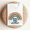 Love One Another LGBT LGBT Shirt Pride Flag Shirt LGBT Flag Shirt Bisexual Shirt Lesbian Rainbow Shirt Gay Pride T-Shirts