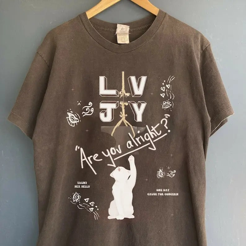 Lovejoy Are You Alright Wake Up 'S Over Lovejoy Fan Lovejoy 2023 Tour Shirt Lovejoy Tour Concert T-Shirts