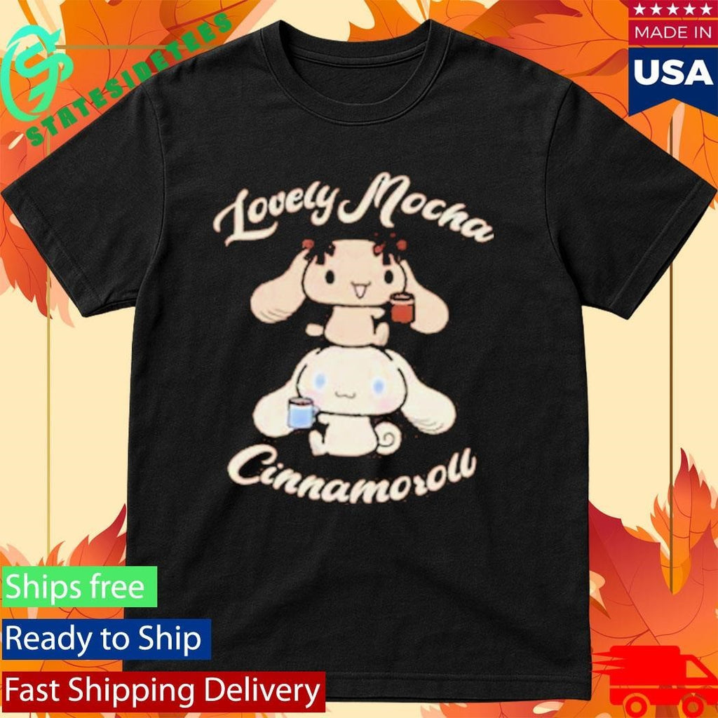 Lovelymocha And Cinnamoroll Adult Mugs Shirt Unisex , , , Long Sleeve Tee