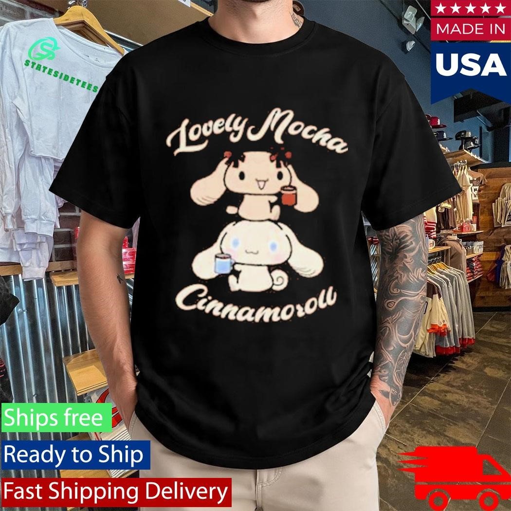 Lovelymocha And Cinnamoroll Adult Mugs Shirt Unisex , , , Long Sleeve Tee