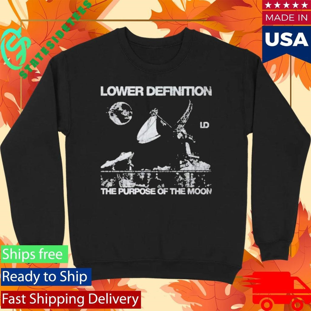 Lower Definition Satellite Black Shirt Unisex , , , Long Sleeve Tee