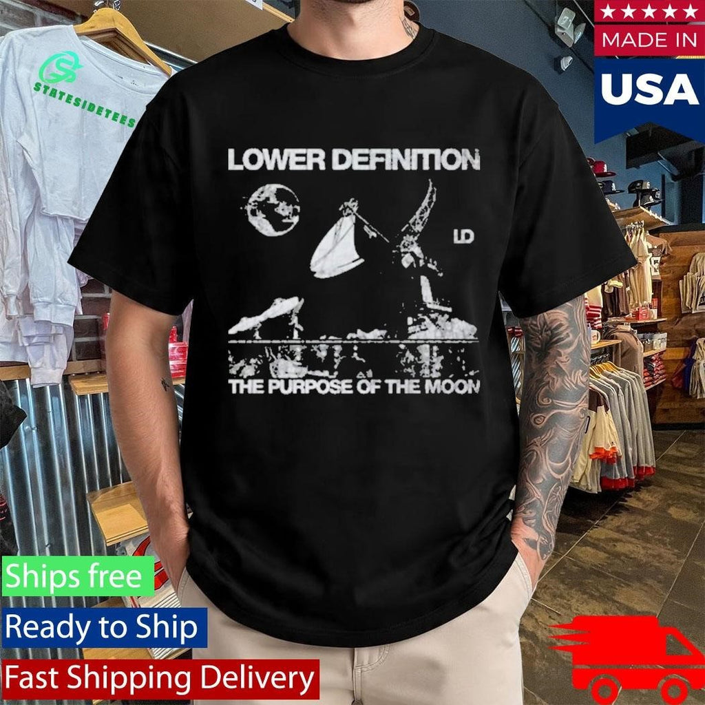 Lower Definition Satellite Black Shirt Unisex , , , Long Sleeve Tee