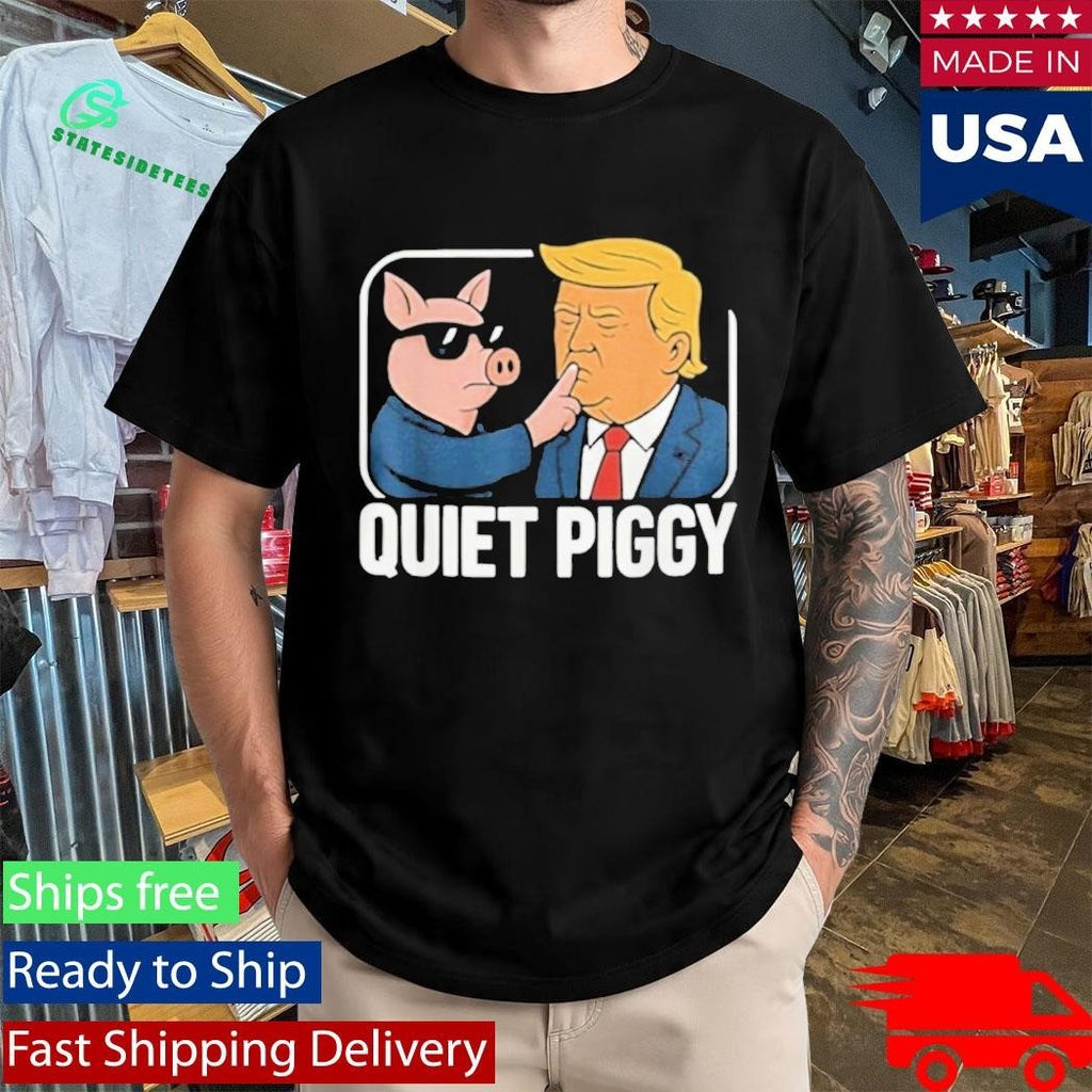 Lucas Sanders Trump Quiet Piggy Shirt Unisex , , , Long Sleeve Tee