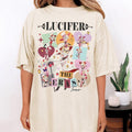 Lucifer Eras Tour Inpired Lucifer Morningstar Lucifer Hazbin Hotel Lucifer Vivziepop Cartoon T-Shirts