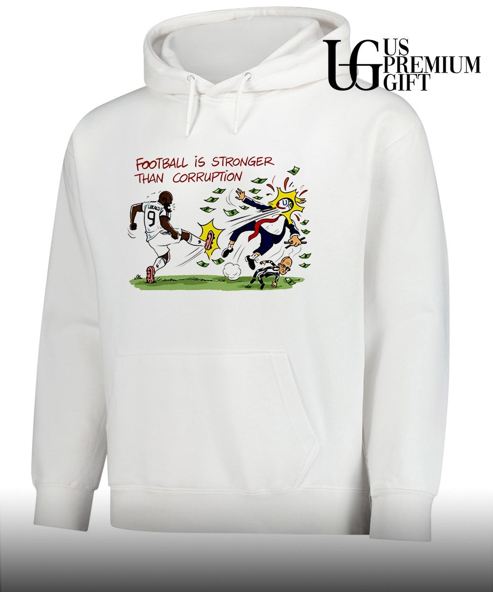 Lukaku and Donald Trump Football Is Stronger Than Corruption shirt