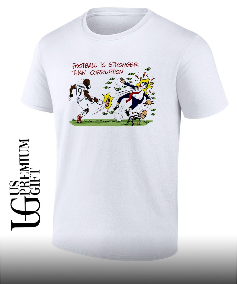 Lukaku and Donald Trump Football Is Stronger Than Corruption shirt