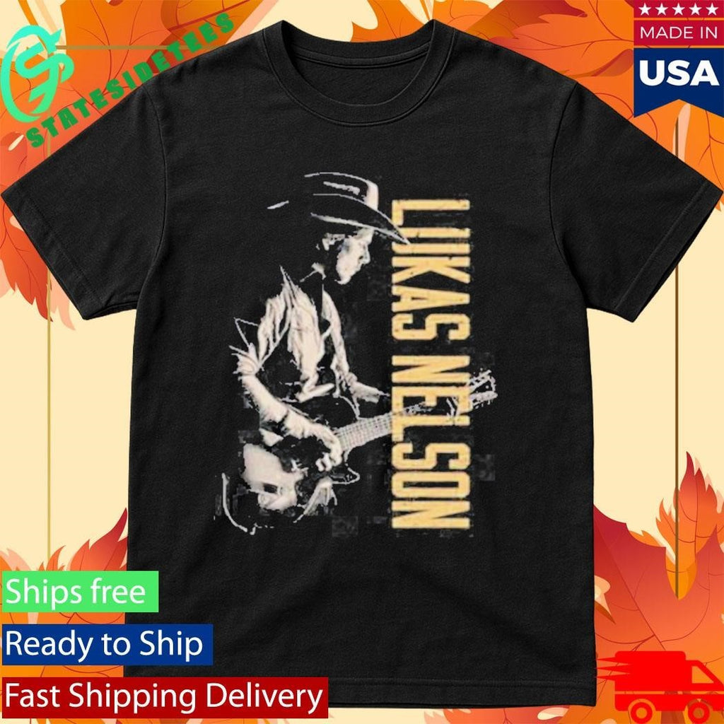 Lukas Nelson Hat Photo Shirt Unisex , , , Long Sleeve Tee
