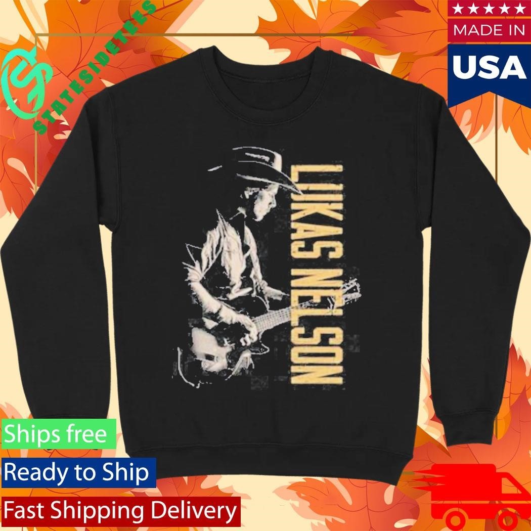Lukas Nelson Hat Photo Shirt Unisex , , , Long Sleeve Tee