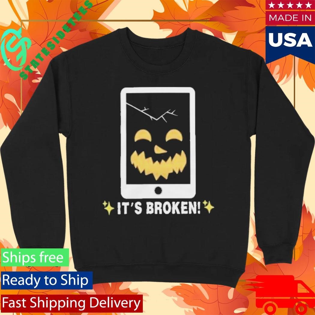 Lunar And Earth Show It’s Broken Shirt Unisex , , , Long Sleeve Tee