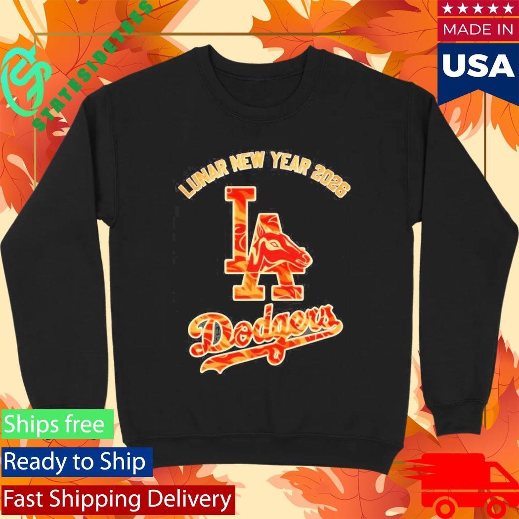 Lunar New Year 2026 Los Angeles Dodgers Shirt Unisex , , , Long Sleeve Tee