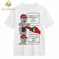 MAGA Trump is the president of peace War = good Let’s bomb Iran WW3 sounds fun tee Unisex , , , Long Sleeve Tee