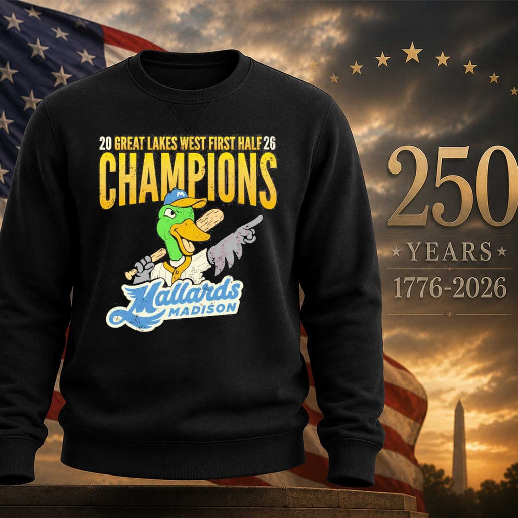 Madison Mallards Great Lakes West First Half Champions Shirt