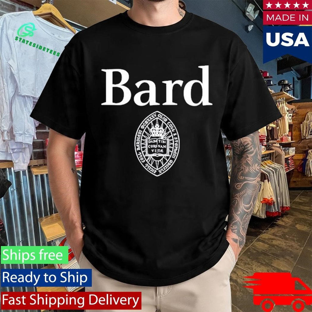 Mads Campbell Wearing Bard College Logo Shirt Unisex , , , Long Sleeve Tee