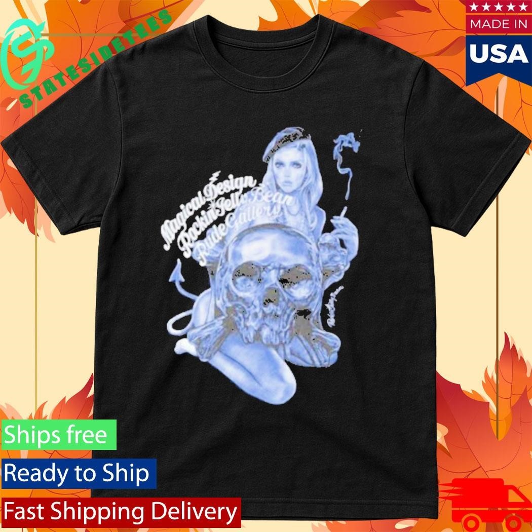 Magical Design Rockin Jelly Bean Rude Gallery Paris Noir Shirt Unisex , , , Long Sleeve Tee