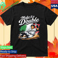Make It A Double Italia Baseball Shirt Unisex , , , Long Sleeve Tee