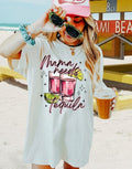 Mama Needs Tequila Shirt Funny Margarita Humor Tequila Moms Funny Mama T-Shirts