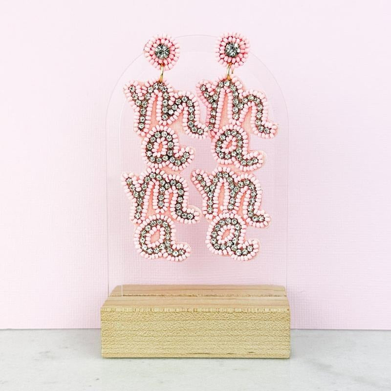 Mama Seed Bead Earrings *Final Sale* T-Shirts