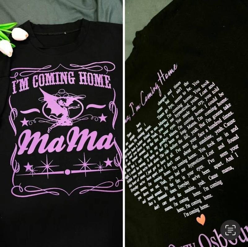 Mama I'M Coming Home Twoside Lyric T-Shirts