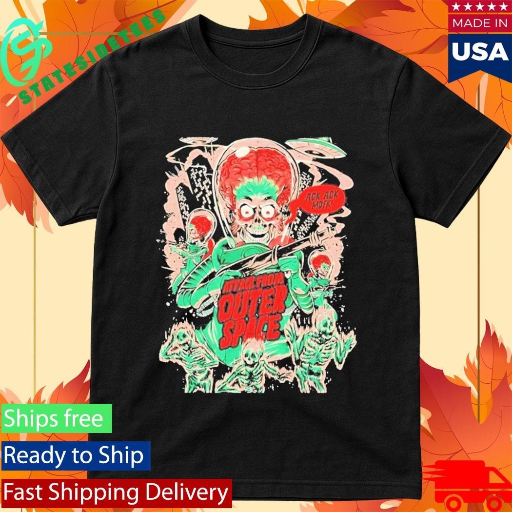 Mars Attacks Attack From Outer Space Shirt Unisex , , , Long Sleeve Tee