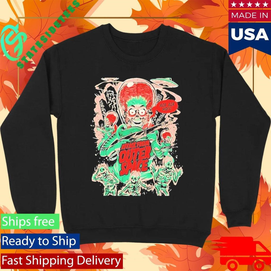 Mars Attacks Attack From Outer Space Shirt Unisex , , , Long Sleeve Tee