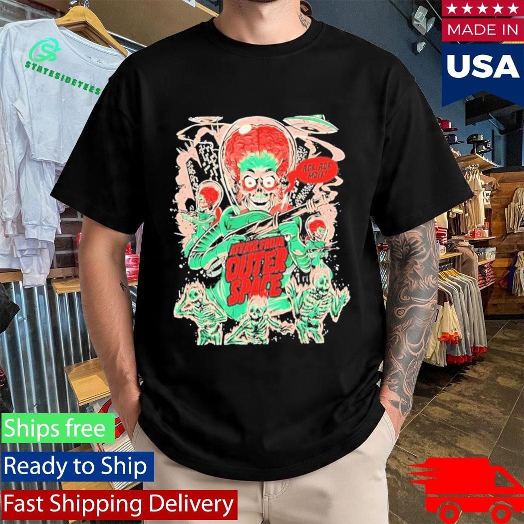 Mars Attacks Attack From Outer Space Shirt Unisex , , , Long Sleeve Tee