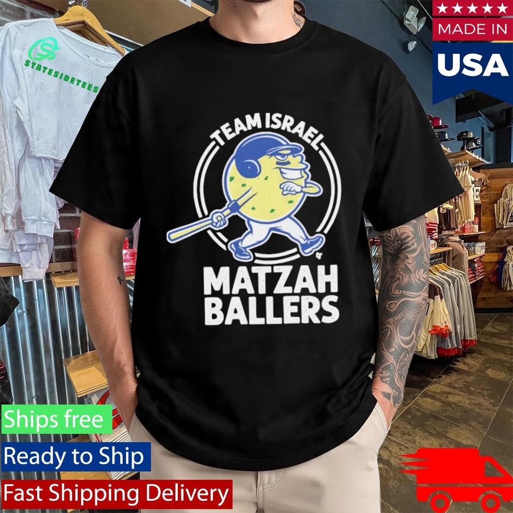 Matzah Ballers Team Israel Garrett Stubbs Shirt Unisex , , , Long Sleeve Tee