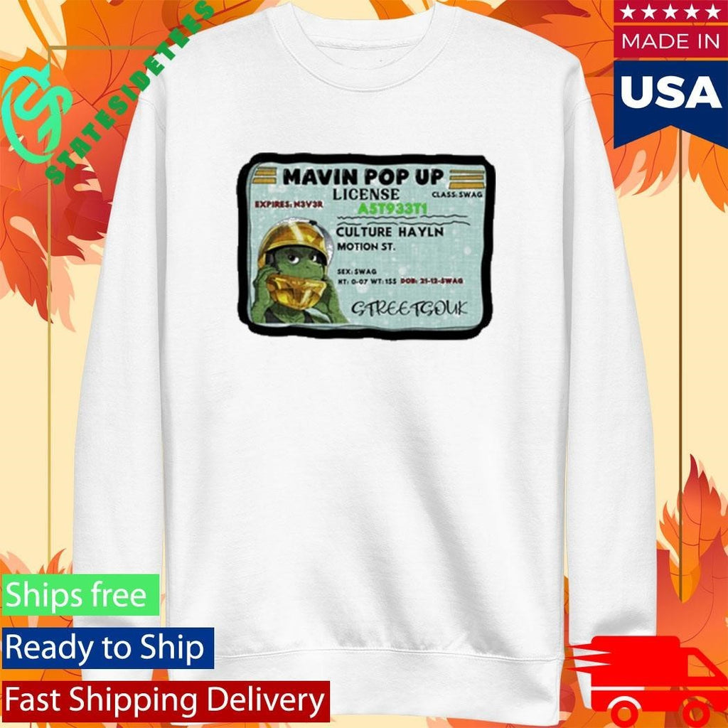 Mavin Pop Up License Shirt Unisex , , , Long Sleeve Tee