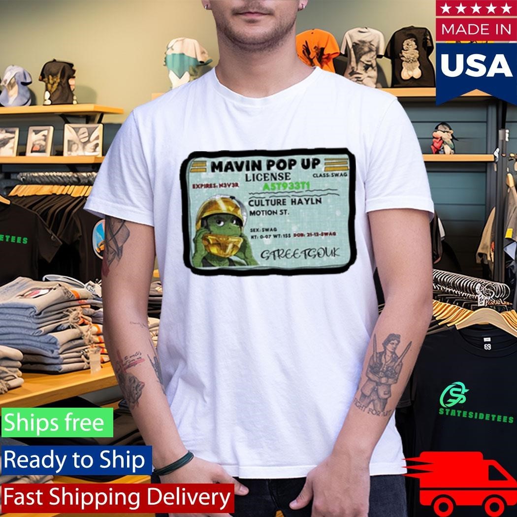 Mavin Pop Up License Shirt Unisex , , , Long Sleeve Tee