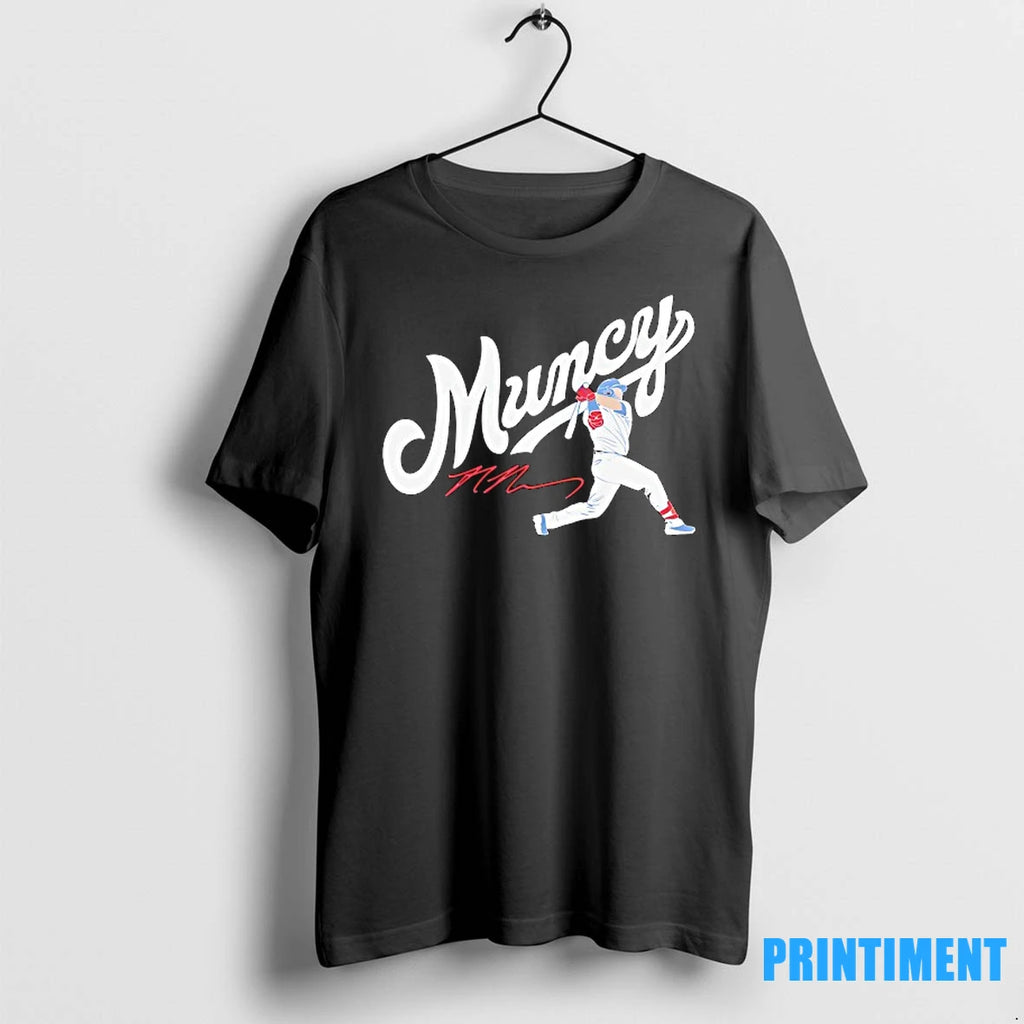 Max Muncy Los Angeles Dodgers Baseball Signature Tshirts Sweater