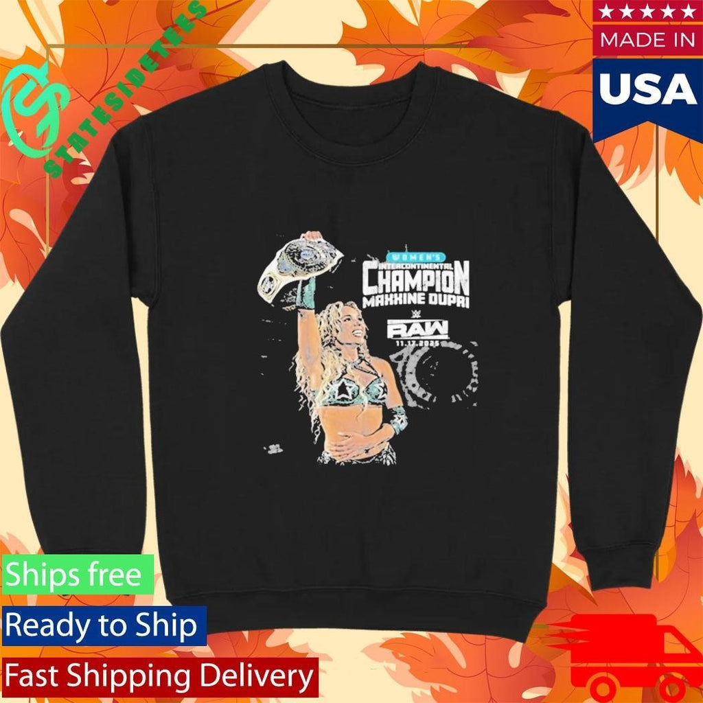 Maxxine Dupri Intercontinental Champion Shirt Unisex , , , Long Sleeve Tee