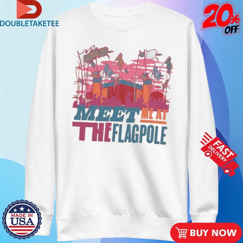 Meet Me At The Flagpole Unisex , , , Long Sleeve Tee