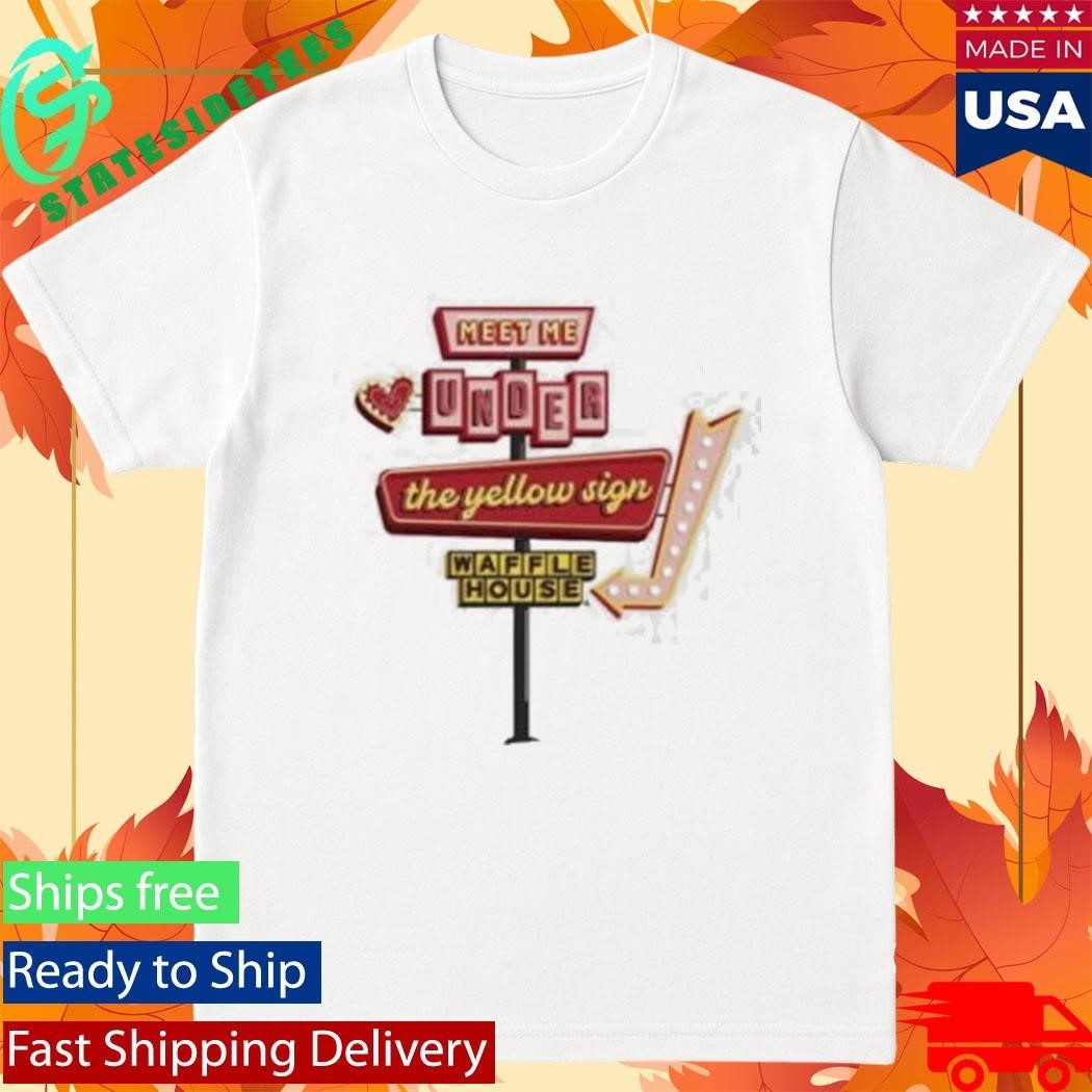 Meet Me Under The Yellow Sign Valentine’s Shirt Unisex , , , Long Sleeve Tee