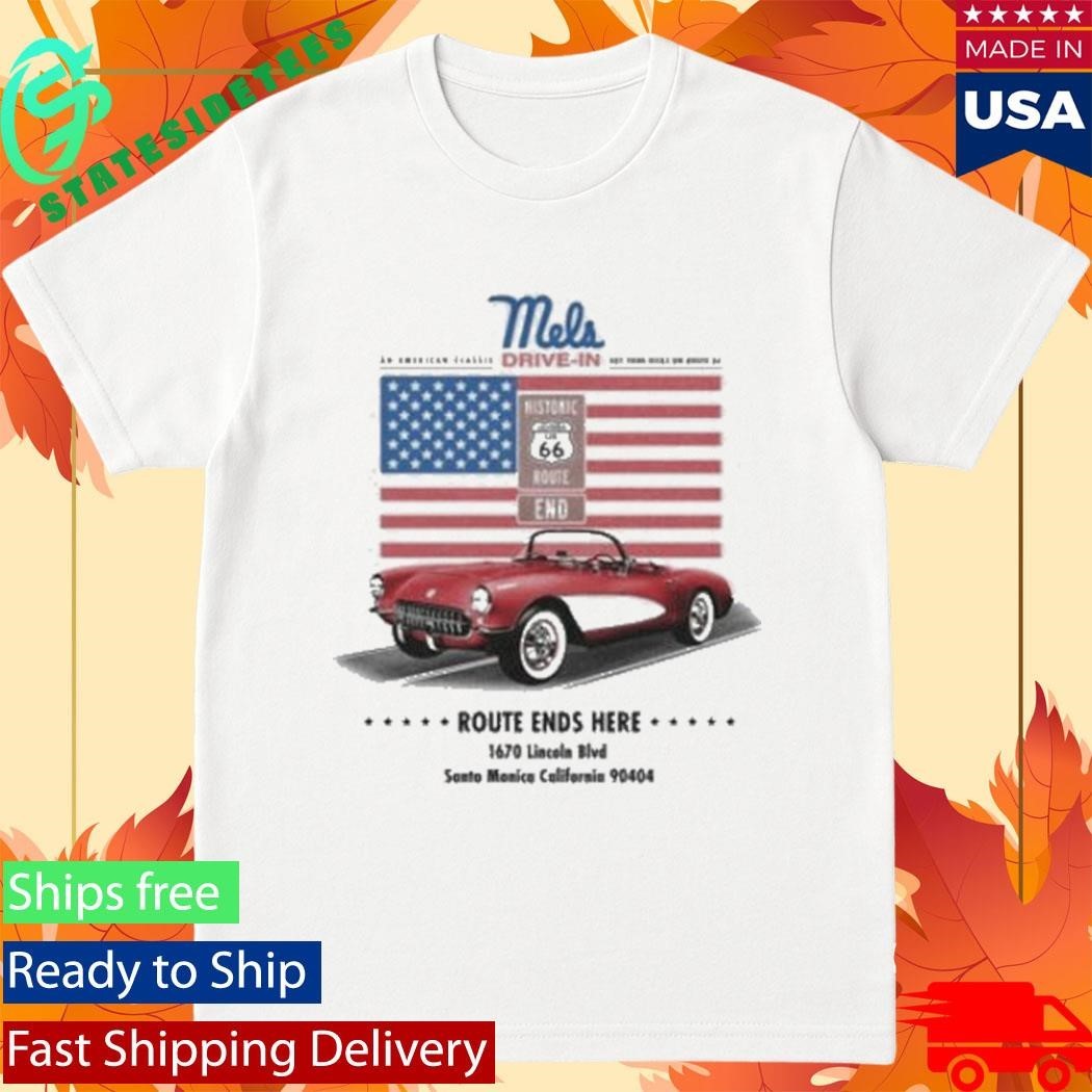 Mels Route 66 Ends Here Shirt Unisex , , , Long Sleeve Tee