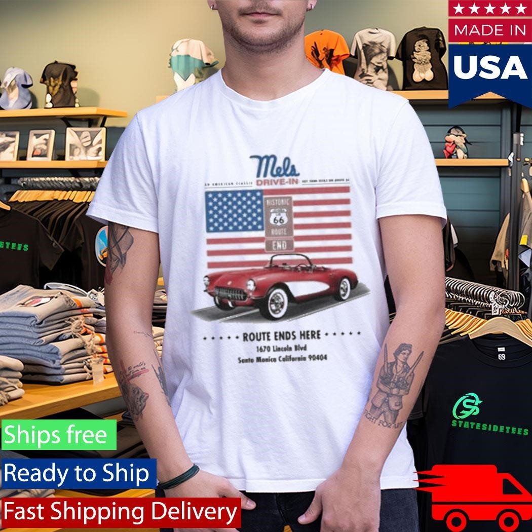 Mels Route 66 Ends Here Shirt Unisex , , , Long Sleeve Tee