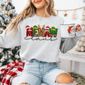 Memaw Claus Faux Embroidery T-Shirts
